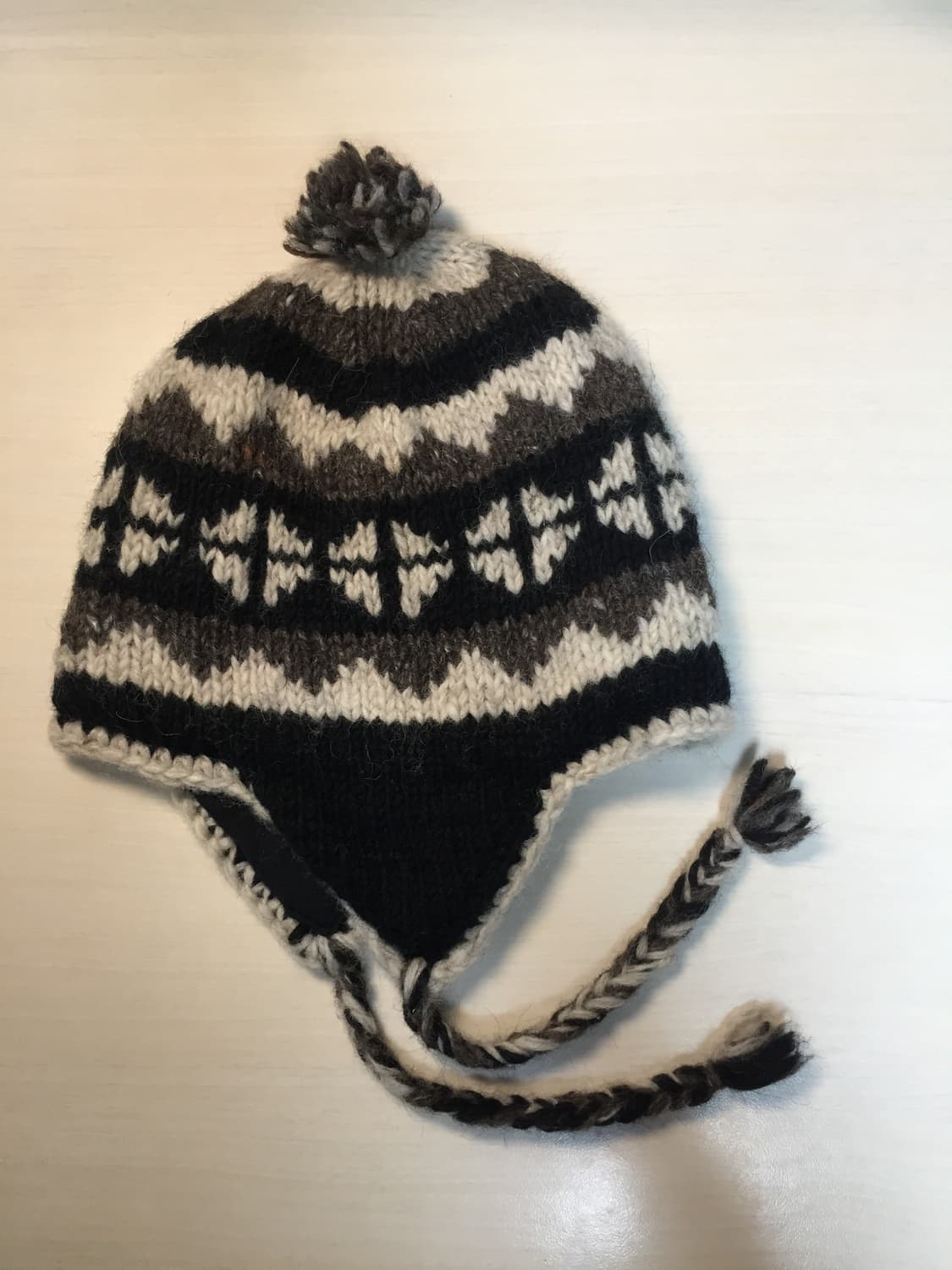 빈티지 울 100 귀덮개 모자 상품이미지1