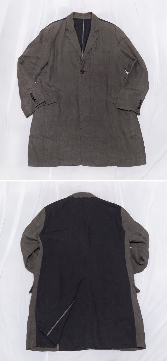 시리즈 (series) 이태리 디나모 천연 린넨 롱자켓 (100-105) 상품이미지2