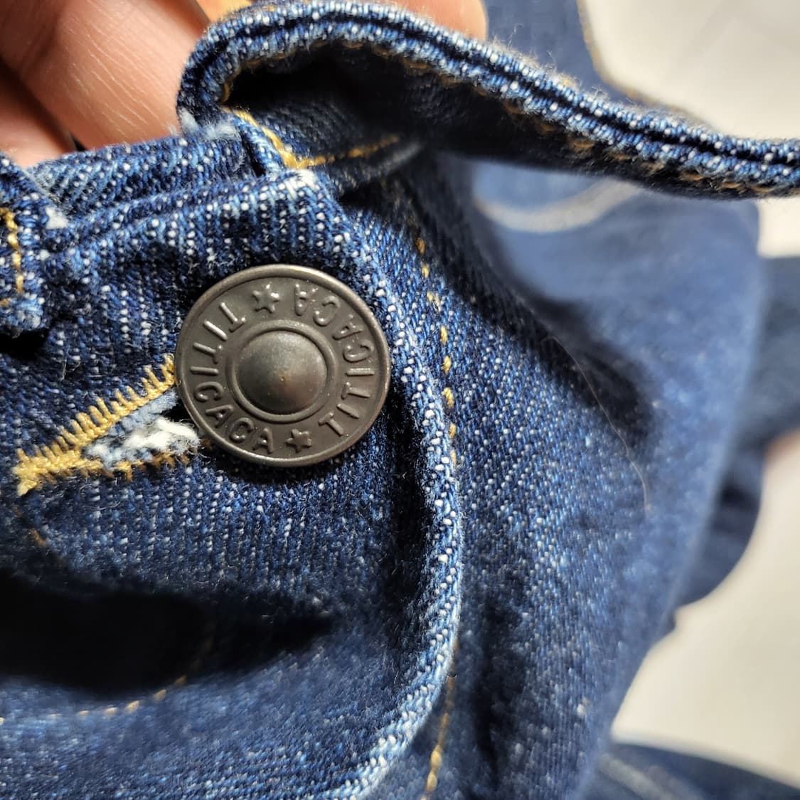 (66) 빈티지 에스닉 치마요 크로셰 자수 데님청자켓 상품이미지4