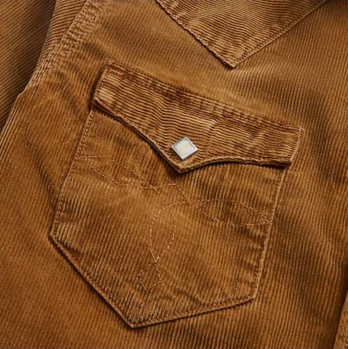 RRL 슬림핏 코듀로이 웨스턴 셔츠 상품이미지5