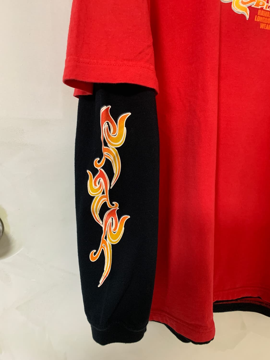 DIKO 플레임 레이어드 반팔 티셔츠 상품이미지6