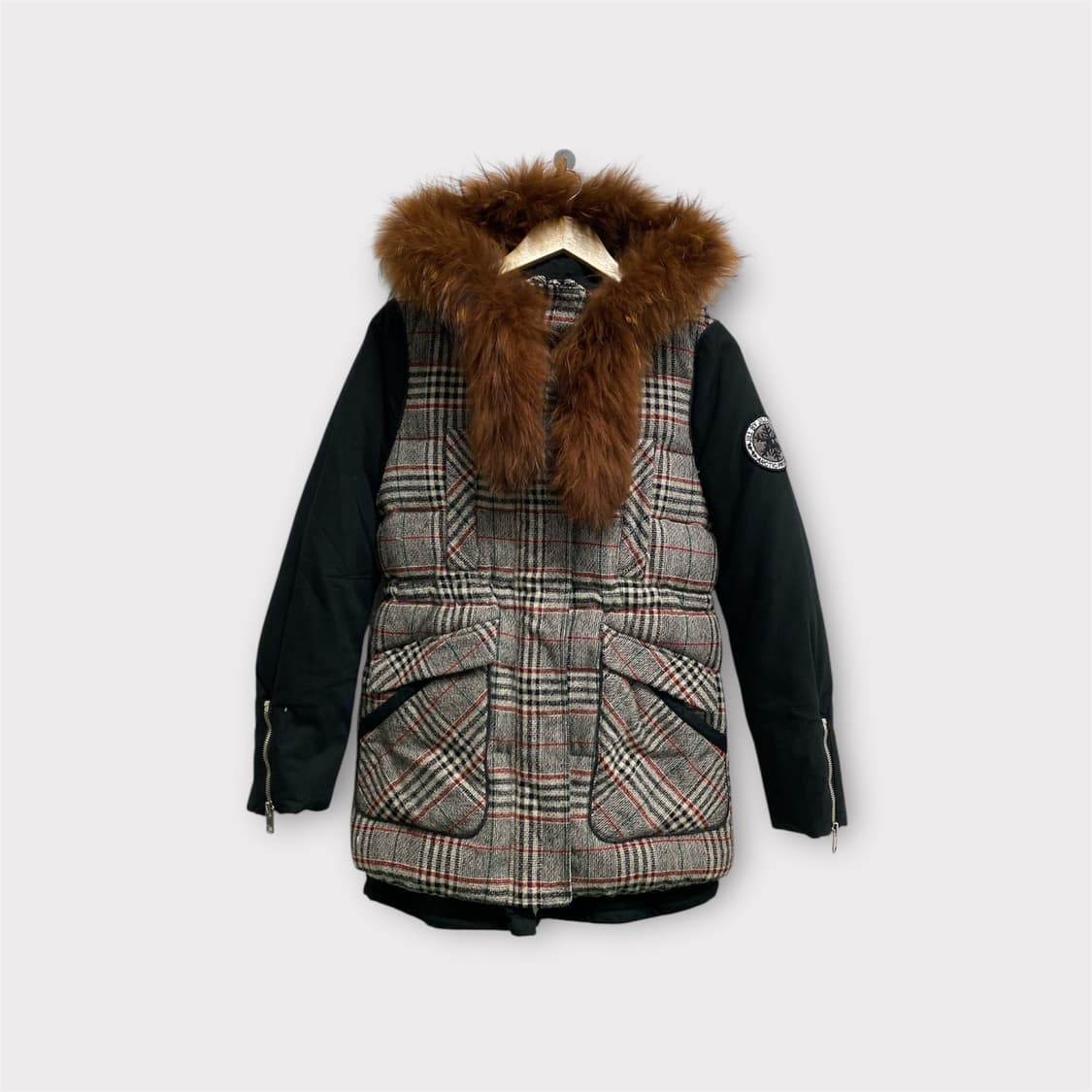  질스튜어트 오리털 체크패딩 S-M 상품이미지1