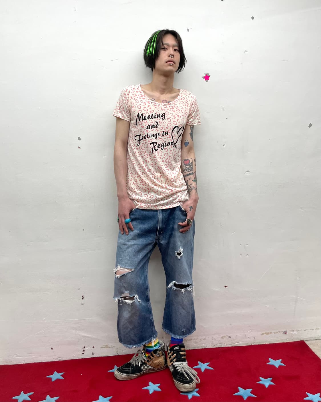 Pink Leopard Shirring T-Shirt  상품이미지6