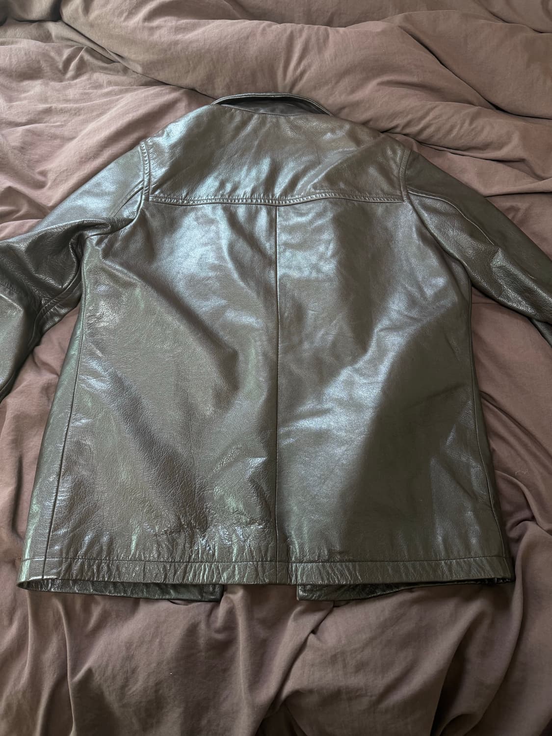 올드갭 레더 카코트 S 상품이미지3