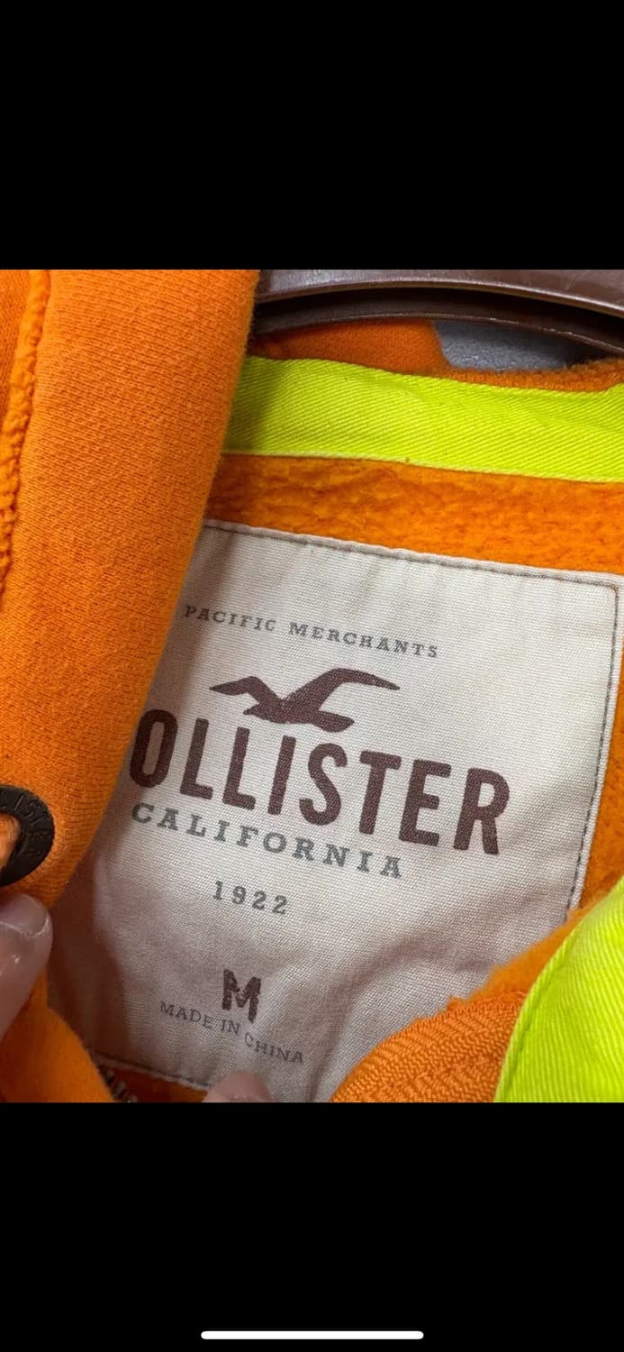 홀리스터 패치로고 오렌지 후드집업 H1299 상품이미지6