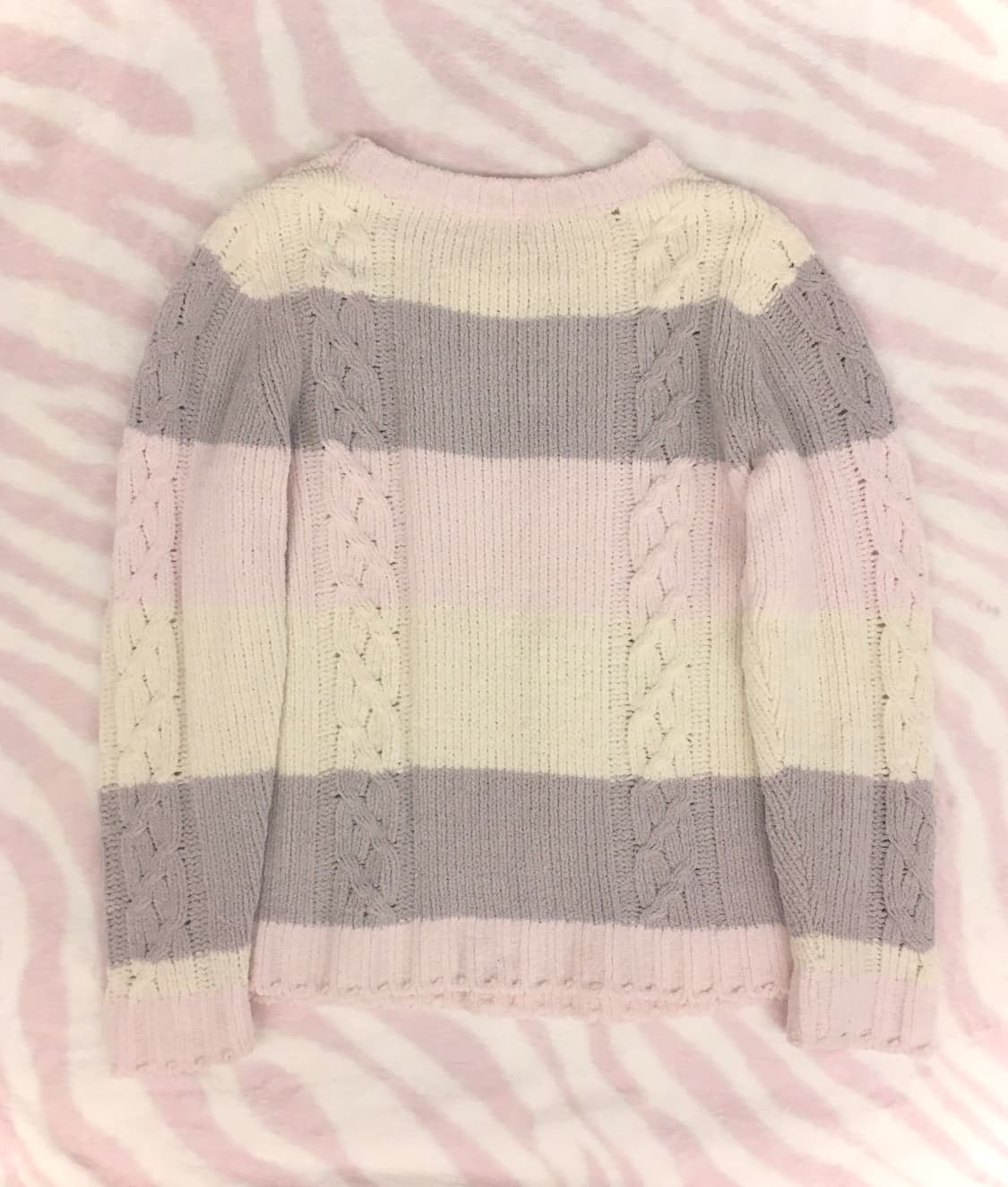 메조피아노 마카롱 마시멜로 폼폼이 니트 조지후쿠 히메갸루 상품이미지5