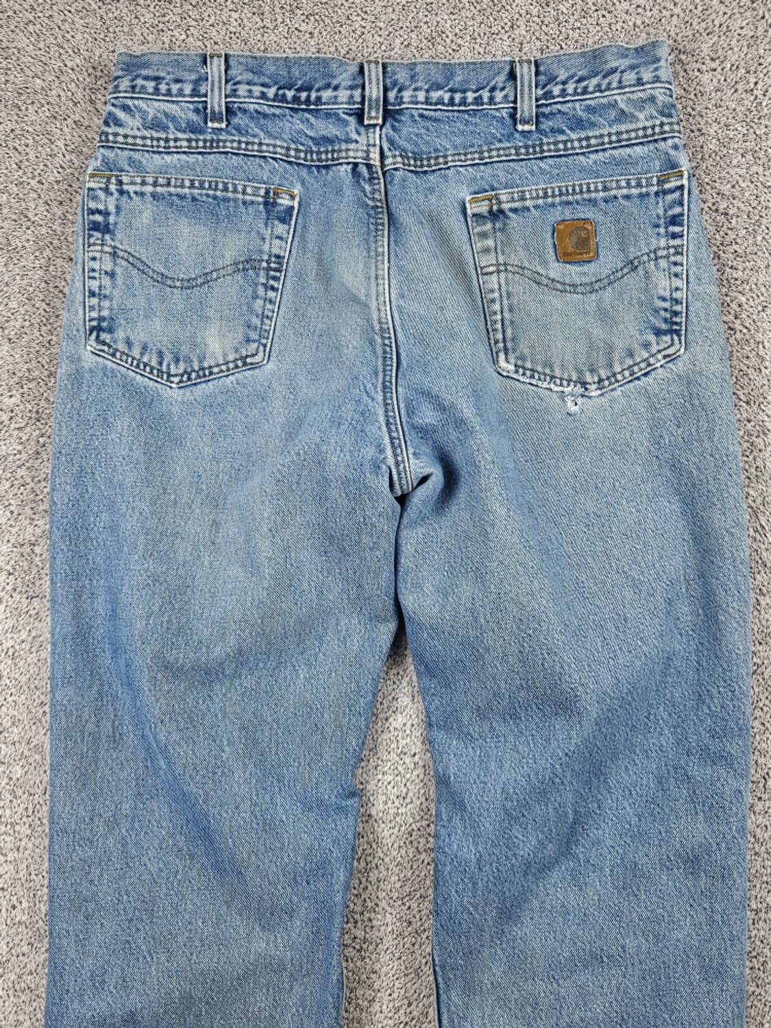 칼하트 헤비 플란넬 체크 데님 워크팬츠 ( 36X34 ) / 10052 상품이미지9