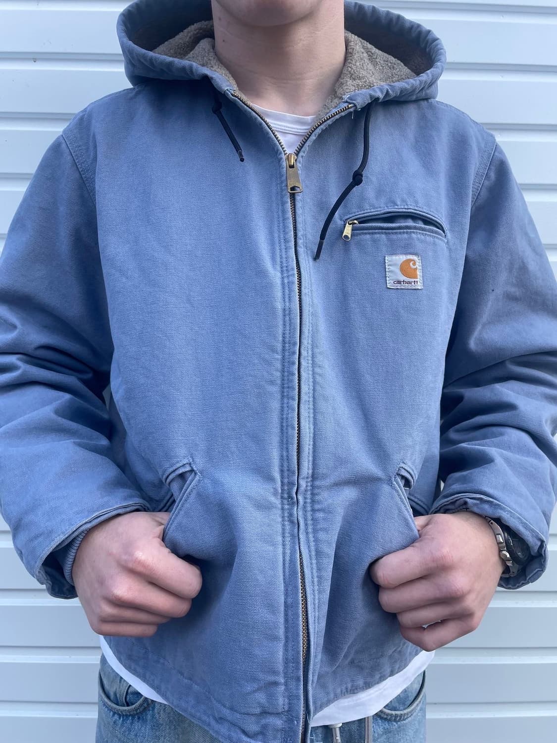 칼하트 wj141 (US) 시에라 셰르파 덕액티브 자켓(2XL) 상품이미지7