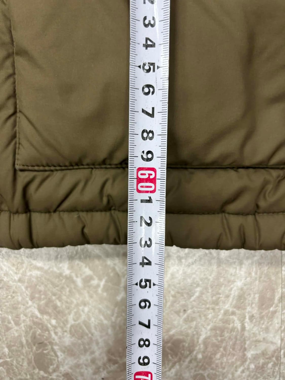 폴로 랄프로렌 카키 브라운 덕다운 푸퍼 패딩 자켓 점퍼(XL) 상품이미지5