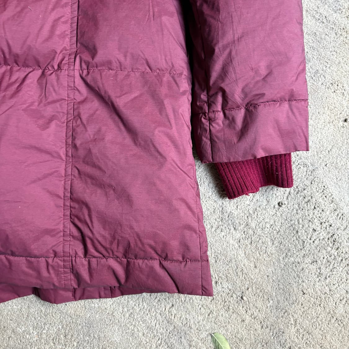 비비안 웨스트우드 레드라벨 버건디 비대칭 푸퍼 다운 코트 상품이미지6