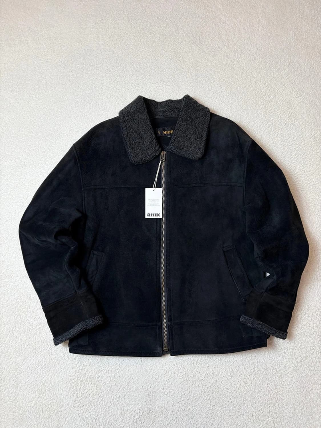 HIDE 90's 100% 돈피 스웨이드 무스탕 자켓 PN6547 상품이미지1