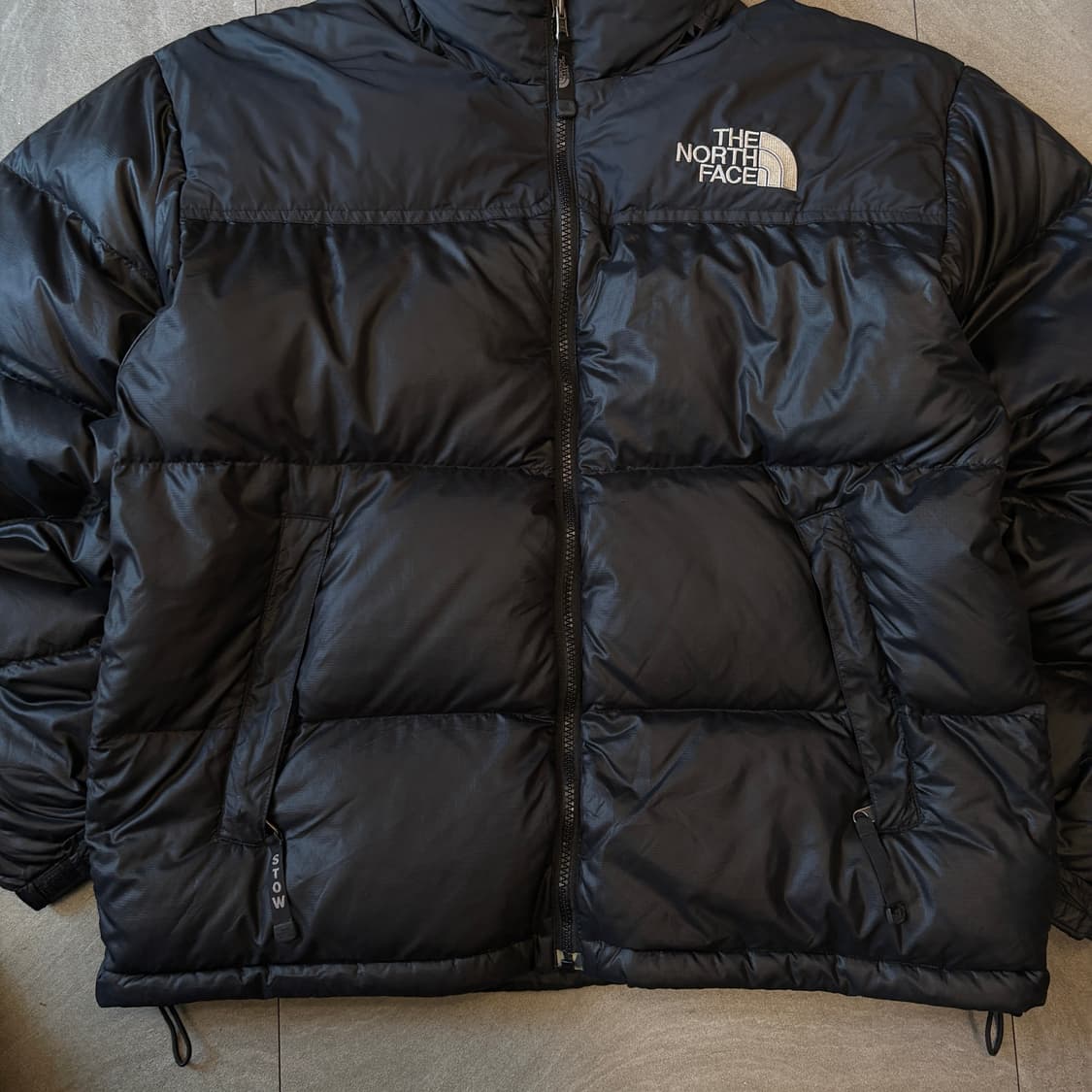 노스페이스 정품 블랙 눕시 700 패딩 상품이미지4