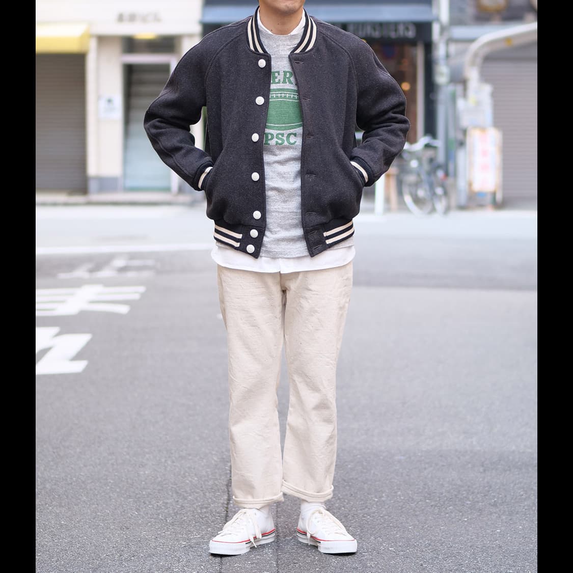 웨어하우스 2134 멜튼 울 스타디움 자켓 40사이즈 상품이미지2