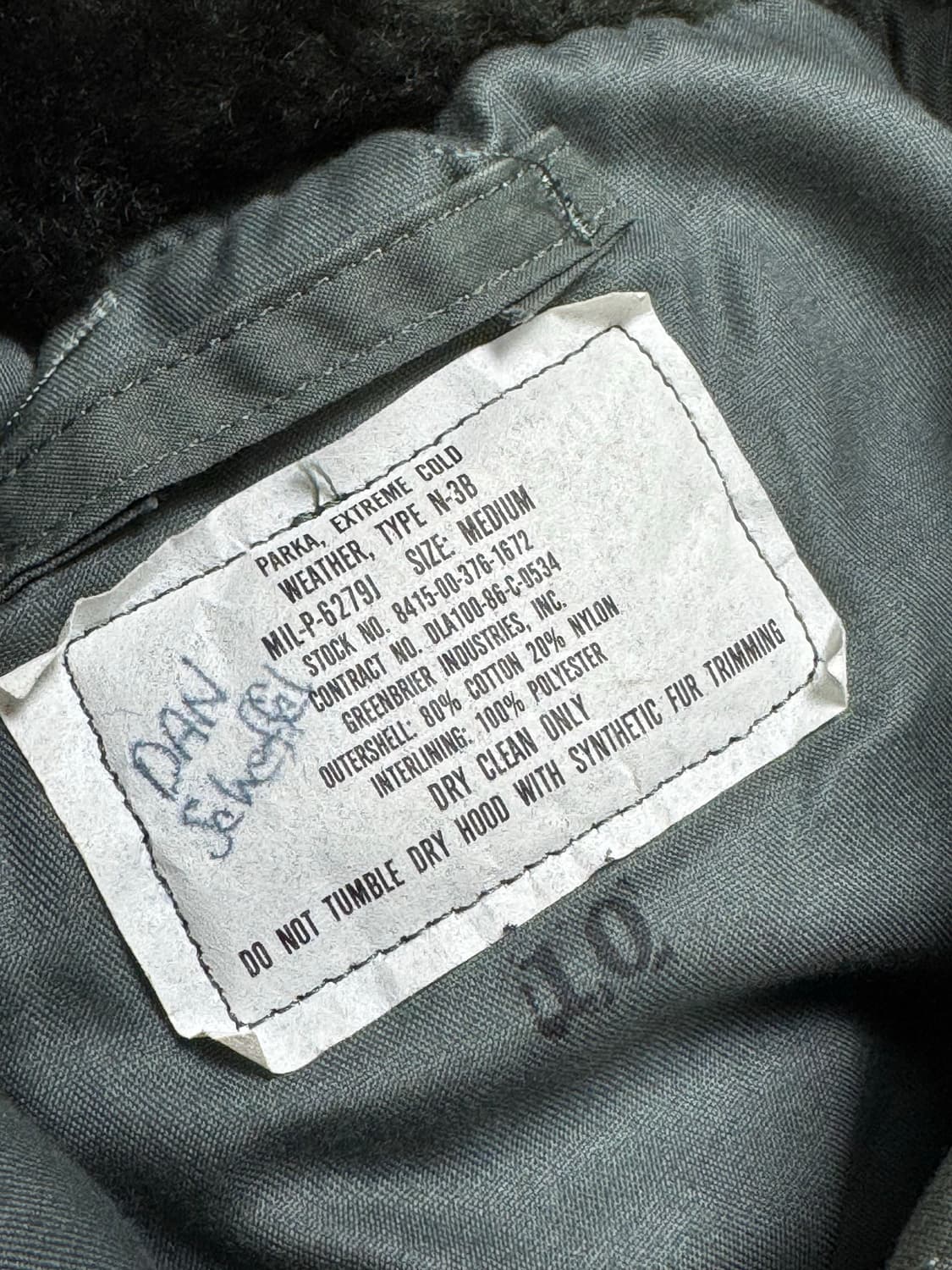 80‘s 그린브리어  N-3B N3B 오리지널 M (데드스탁급) 상품이미지6