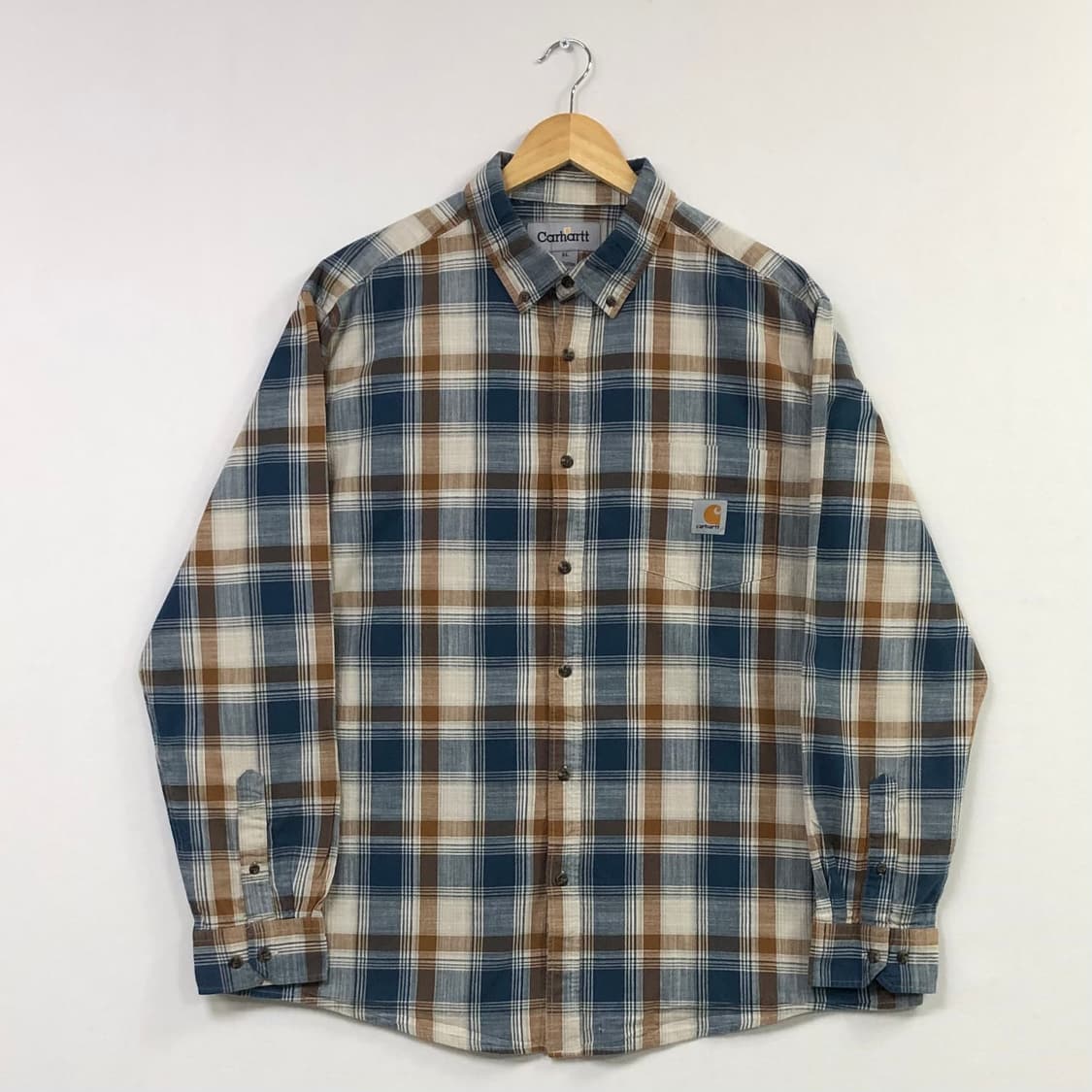 XL 칼하트 체크 워크 셔츠 상품이미지2