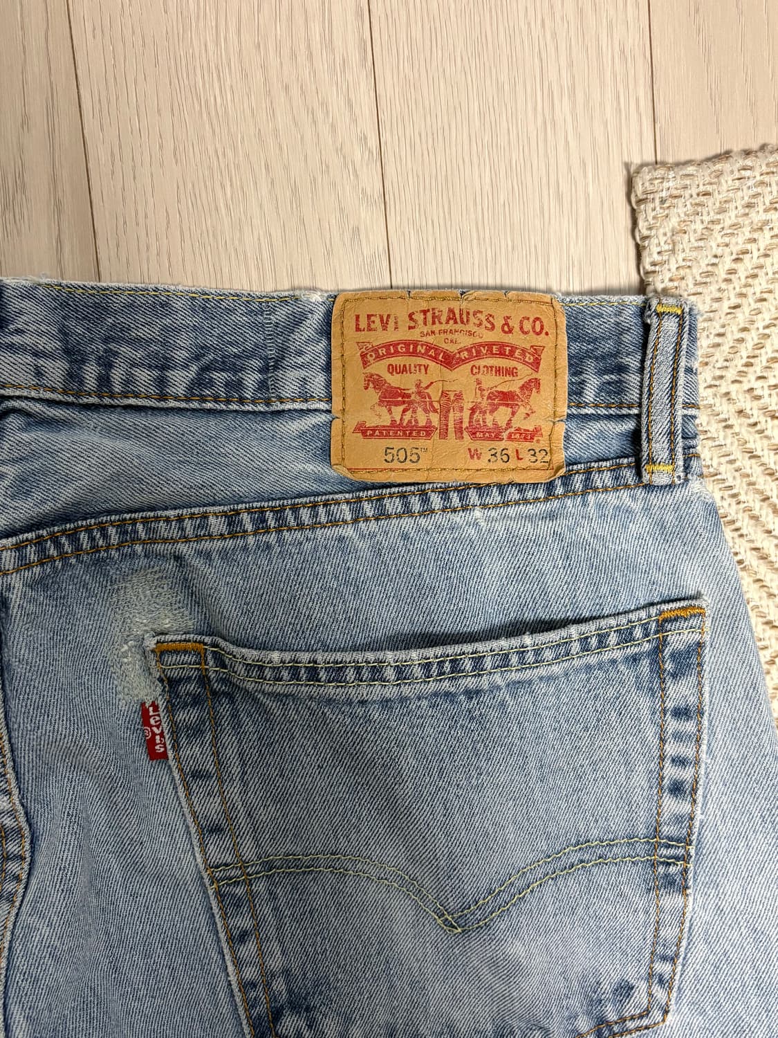 리바이스 505 36/32 상품이미지5