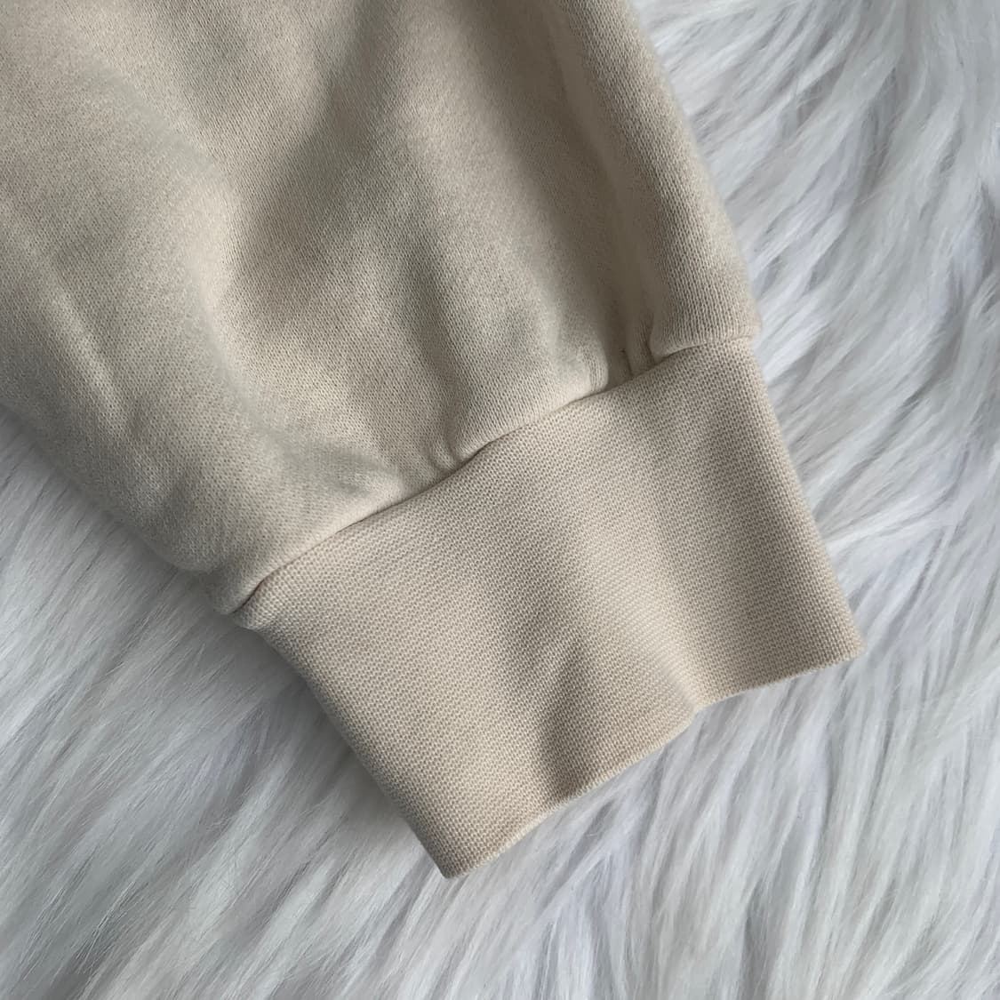 Lee 아이보리 자수 로고 크롭 맨투맨 1882 상품이미지5