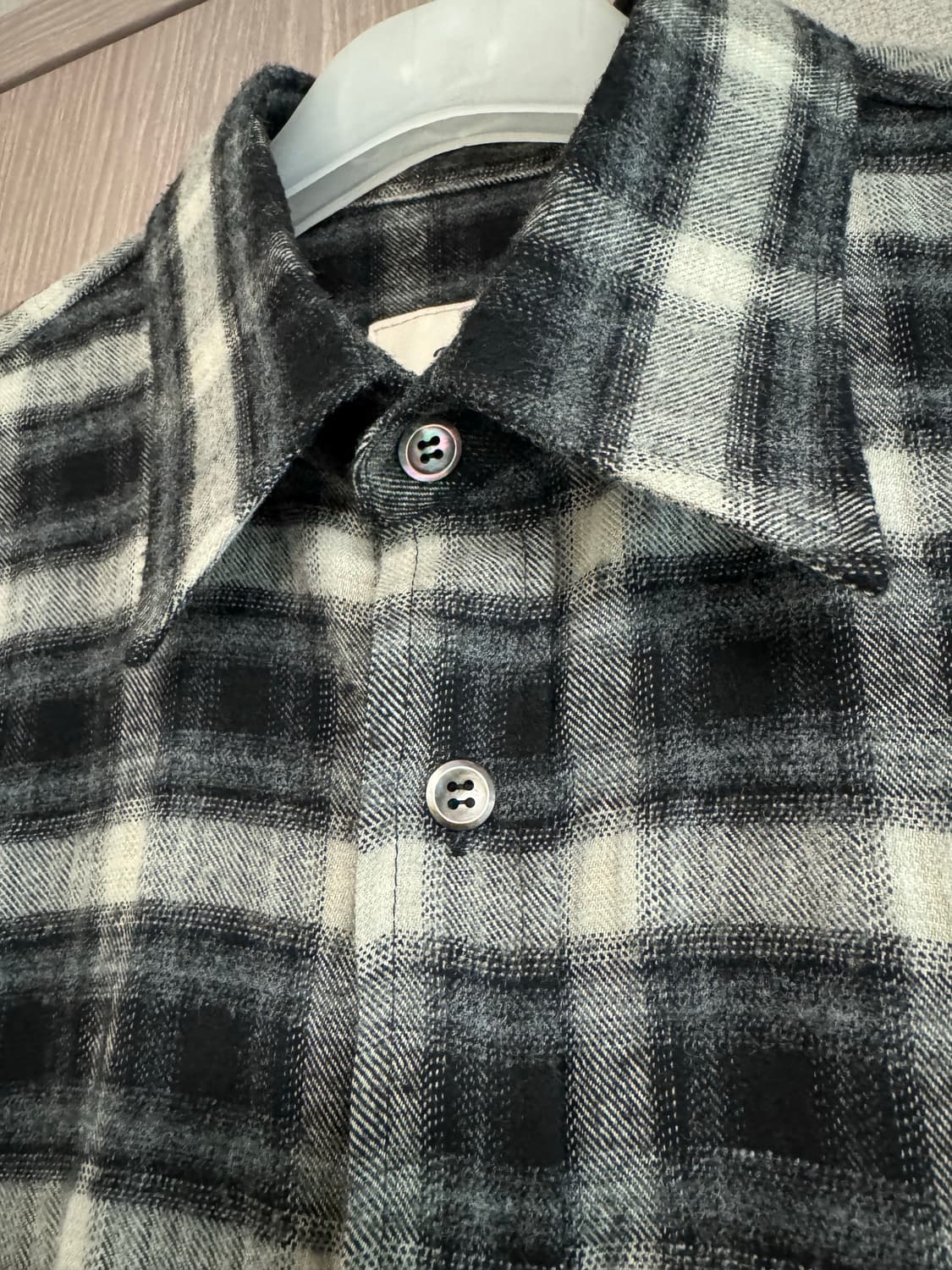[Demian] 데미안 체크 플란넬 셔츠 (M) 상품이미지4