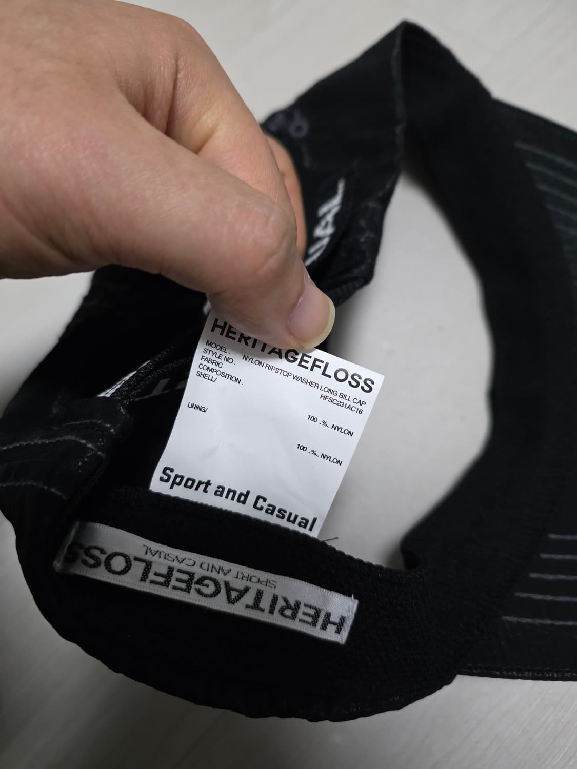 [OS] 헤리티지플로스 나일론 롱빌캡 팝니다 상품이미지5