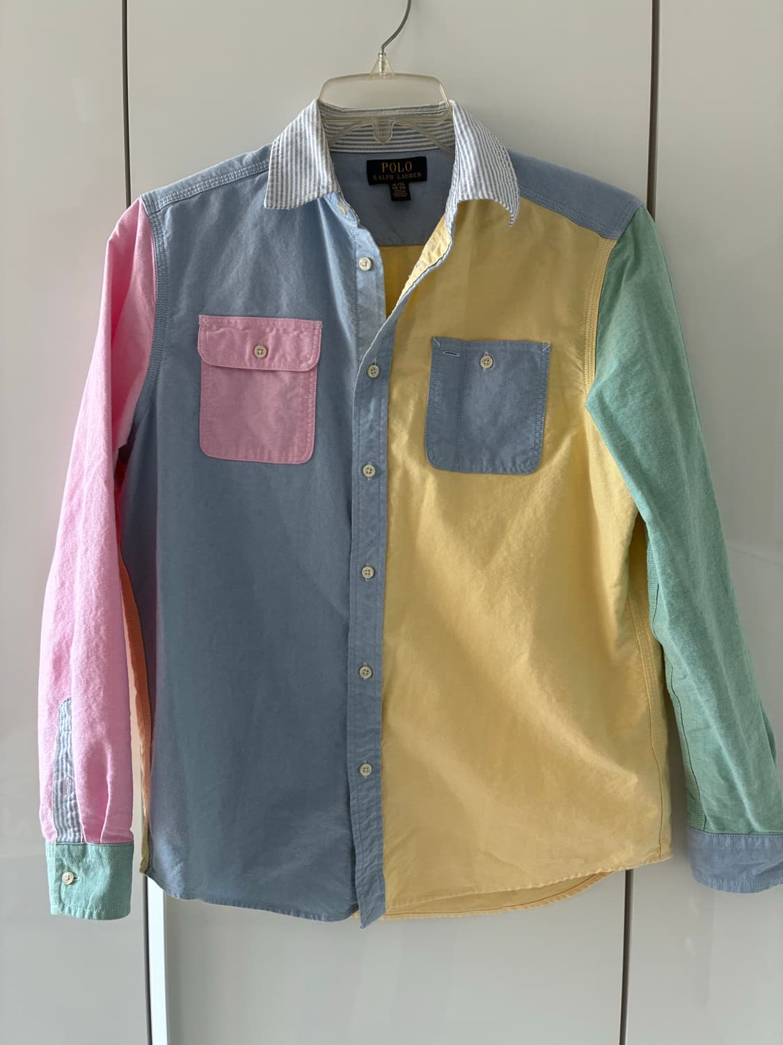 폴로 랄프로렌 멀티 컬러블록 옥스포드 셔츠 상품이미지1