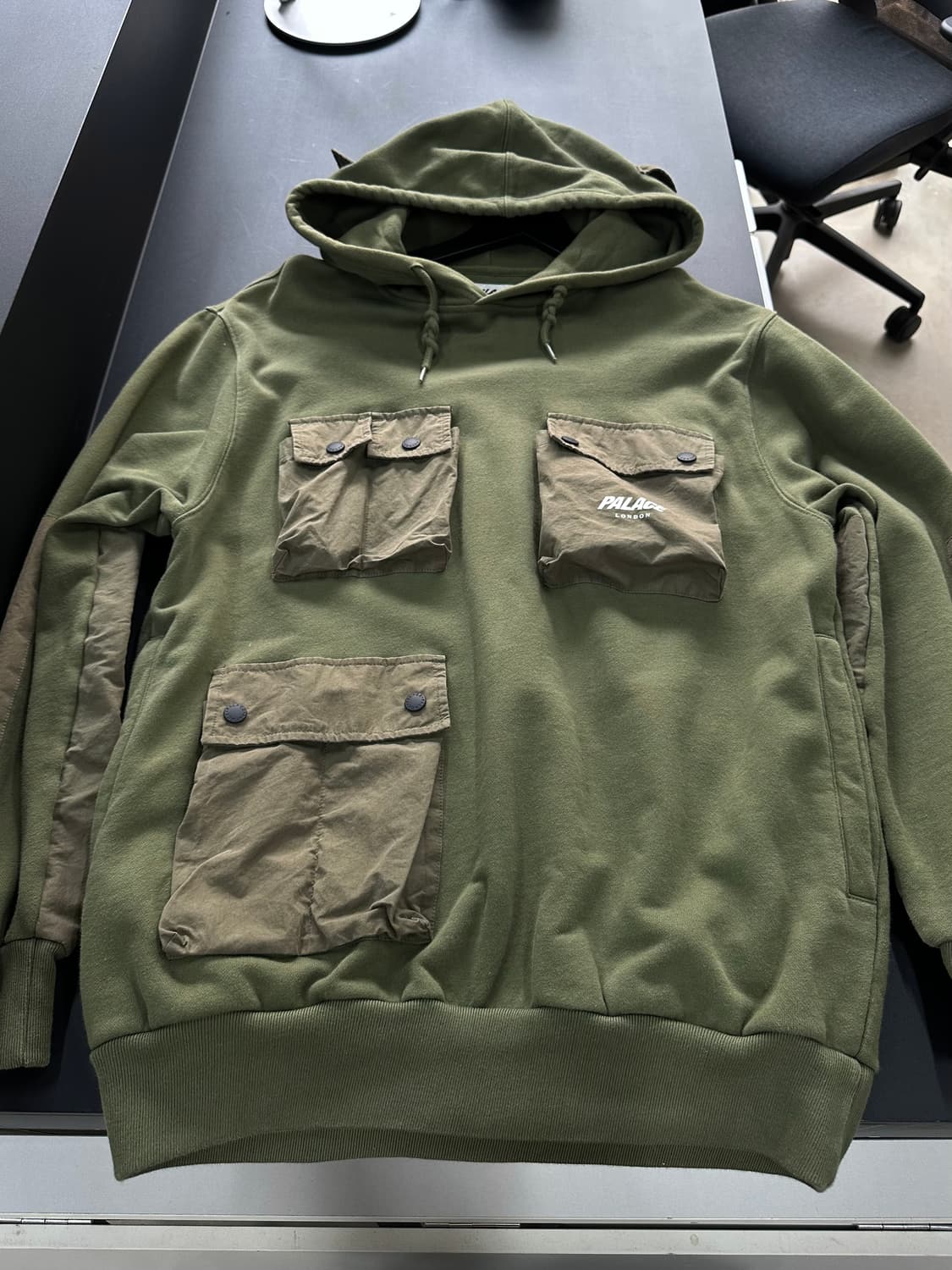 팔라스 21SS C-포켓 후드 그린 후드티 상품이미지7