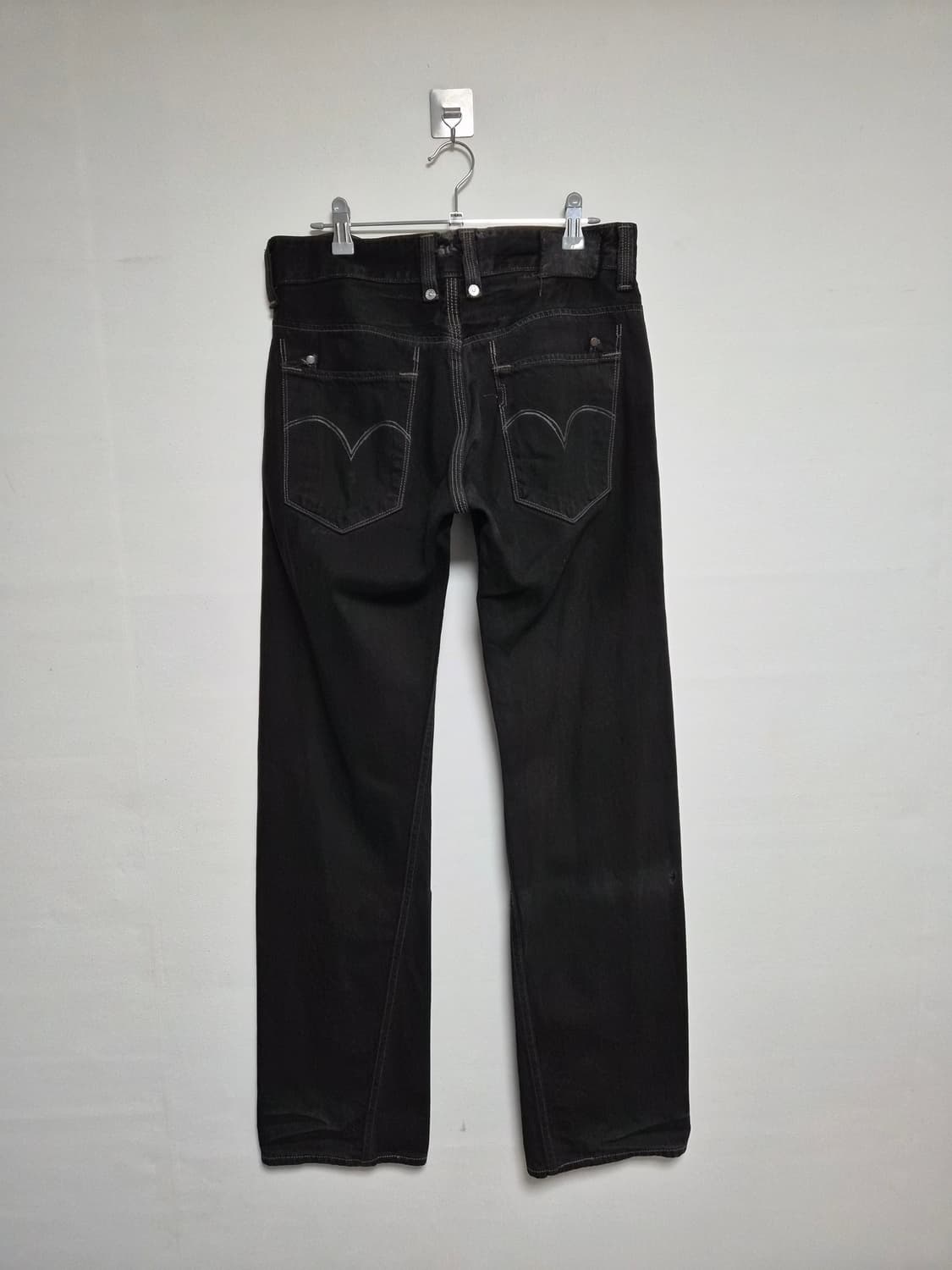 리바이스 스트레이트 블랙 데님 팬츠 30사이즈 P-116 상품이미지2