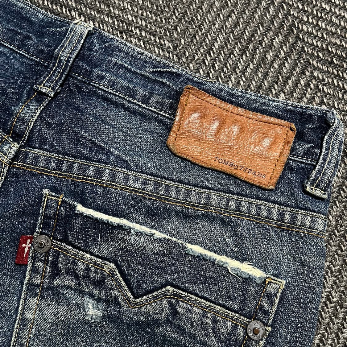 [33] TOMBOYJEANS 톰보이진스 부츠컷 데미지 데님 팬츠 상품이미지7