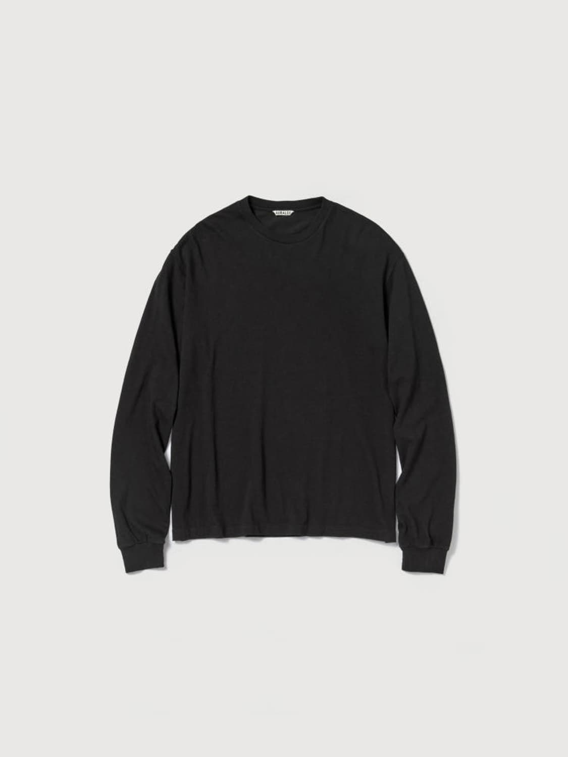[4] 오라리 SEAMLESS L/S TEE 티셔츠 블랙 상품이미지1