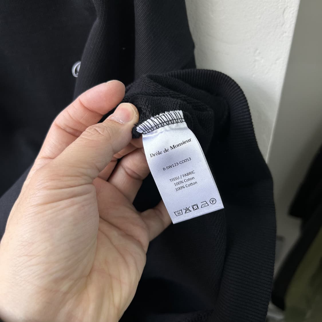 16427 - 드롤드무슈 퍼니 미스터 로고 자수 맨투맨 상품이미지5