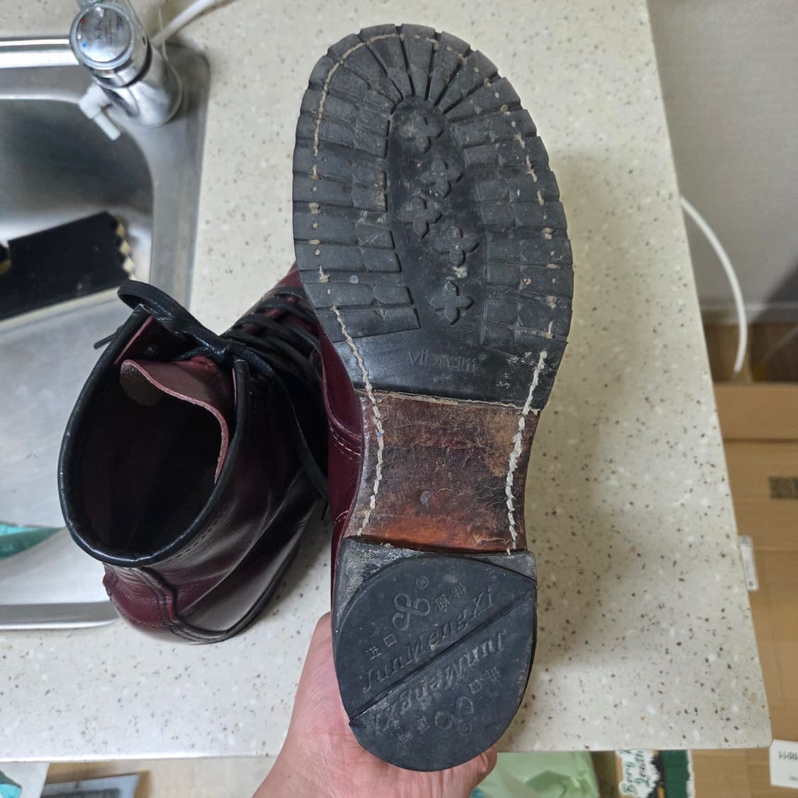 레드윙 9411 벡맨 블랙체리 페더스톤 7.5D 상품이미지7