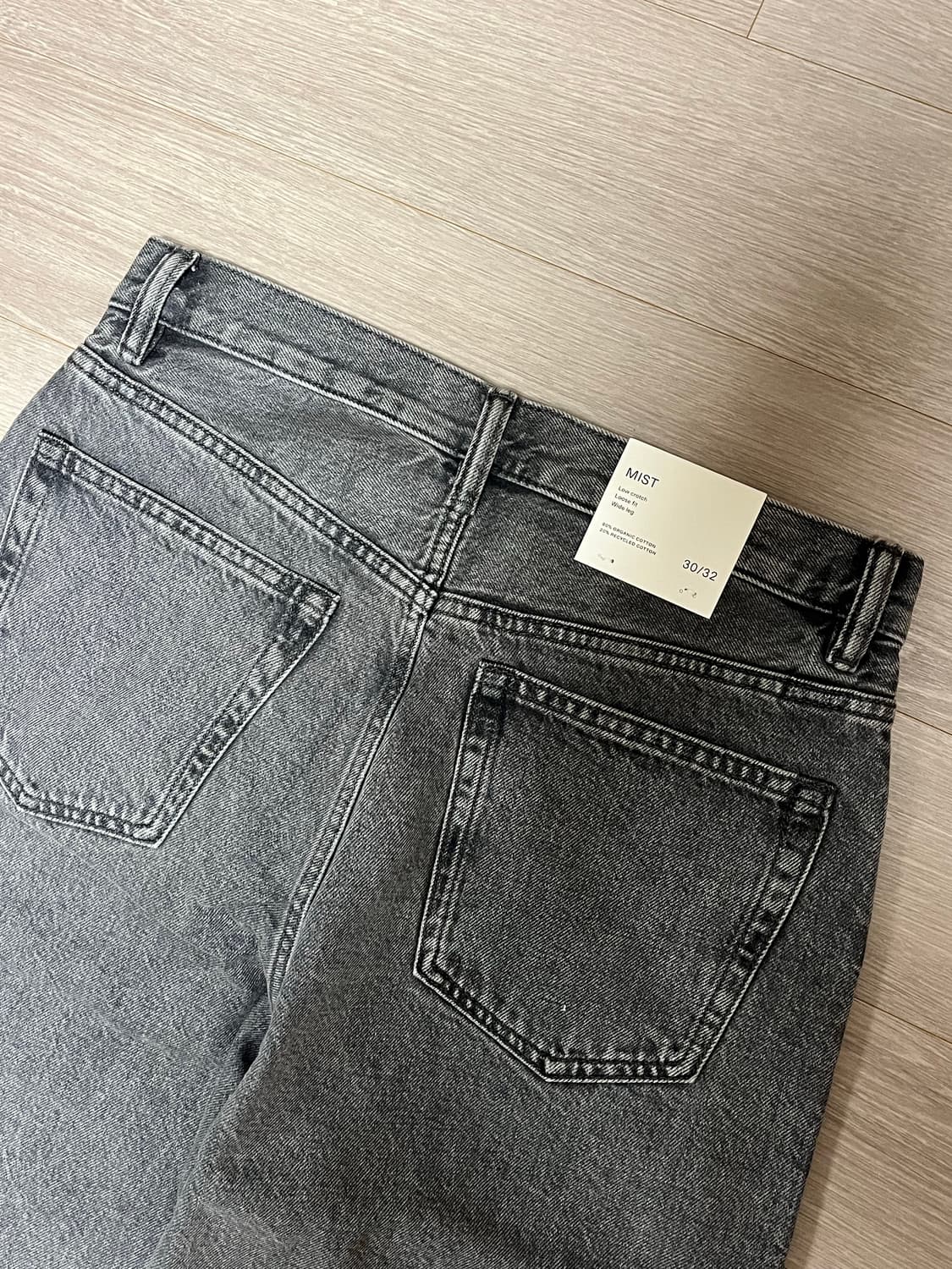 (새상품) 아르켓 mist 그레이 데님 팬츠 상품이미지6