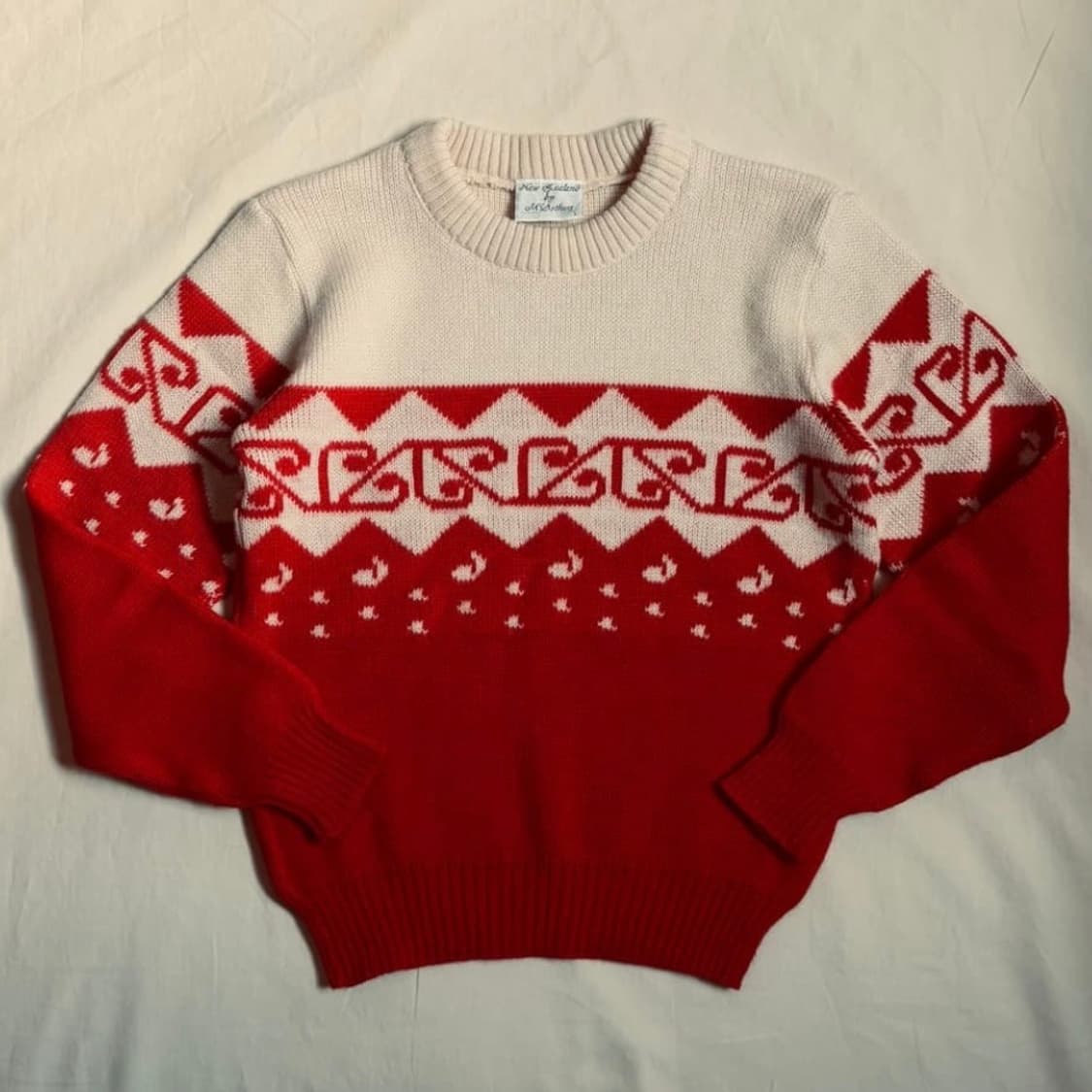 80s 뉴질랜드 울 스웨터(L / W 44-55) 상품이미지1