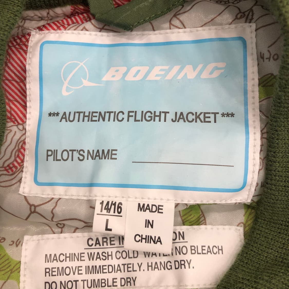 빈티지 보잉 MA-1 밀리터리 공군 패치 항공점퍼 상품이미지6