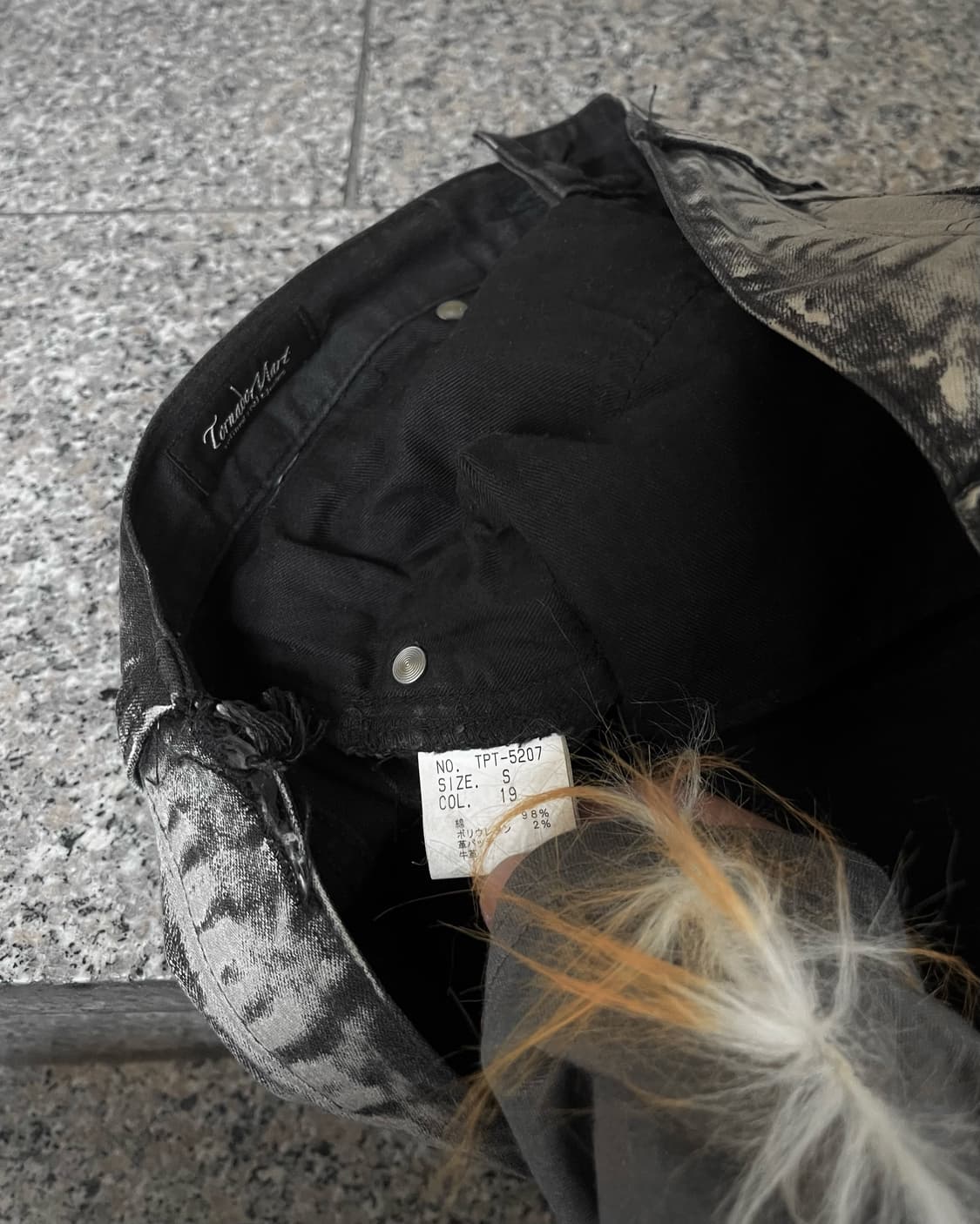 TORNADO MART Wild Destroyed Detail Jeans 상품이미지7