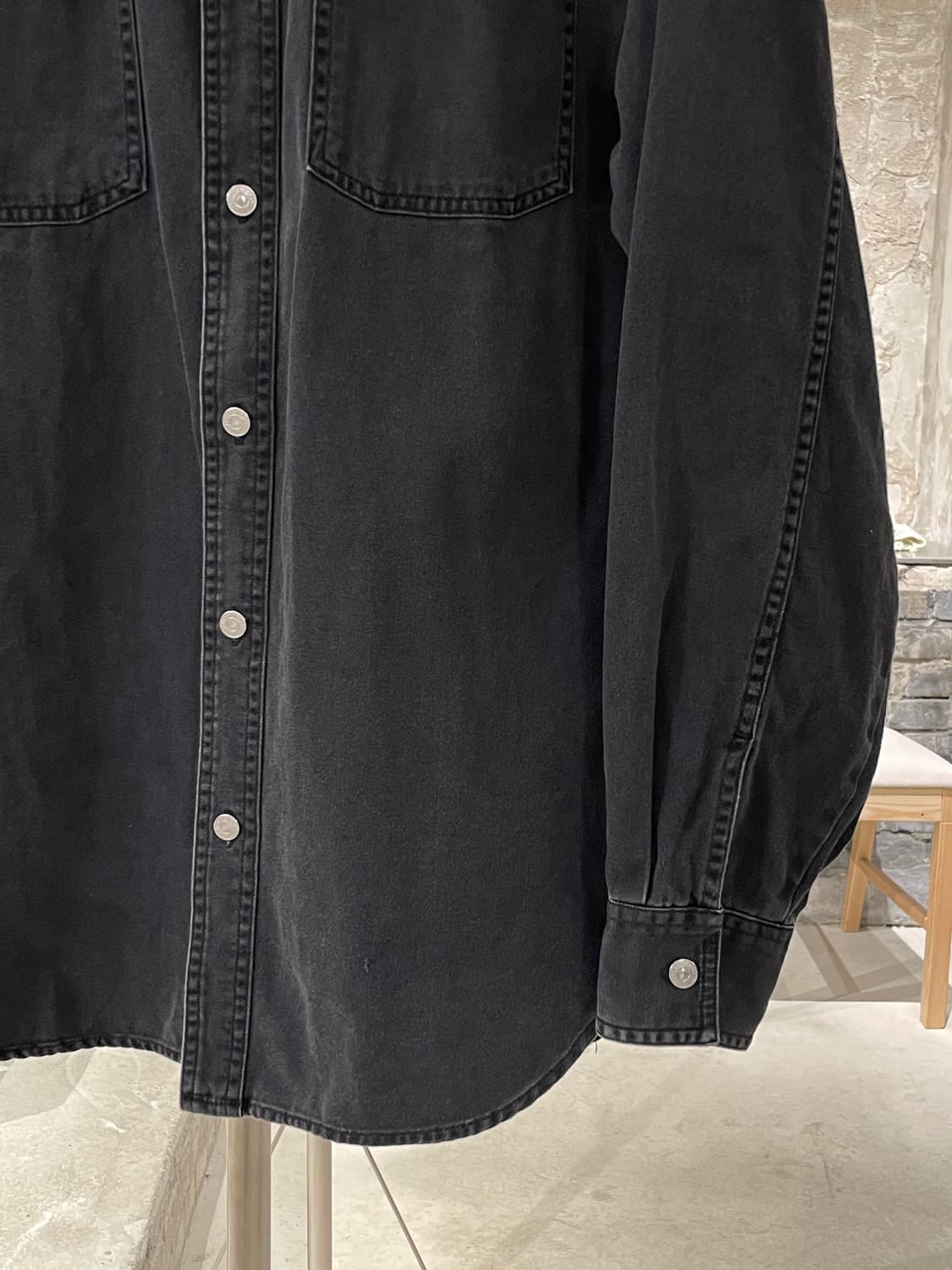 리바이스 레드탭 흑청 체스트 포켓 데님 셔츠 상품이미지5