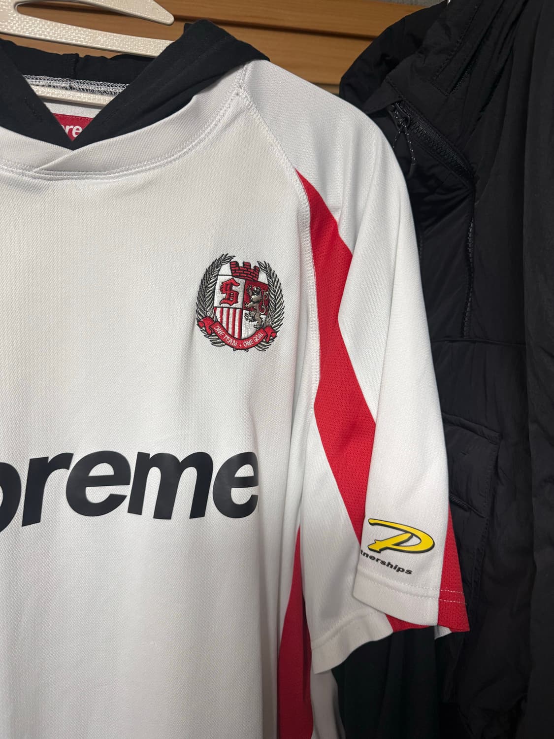 [XXL]슈프림 사커 져지 후드 화이트 상품이미지4