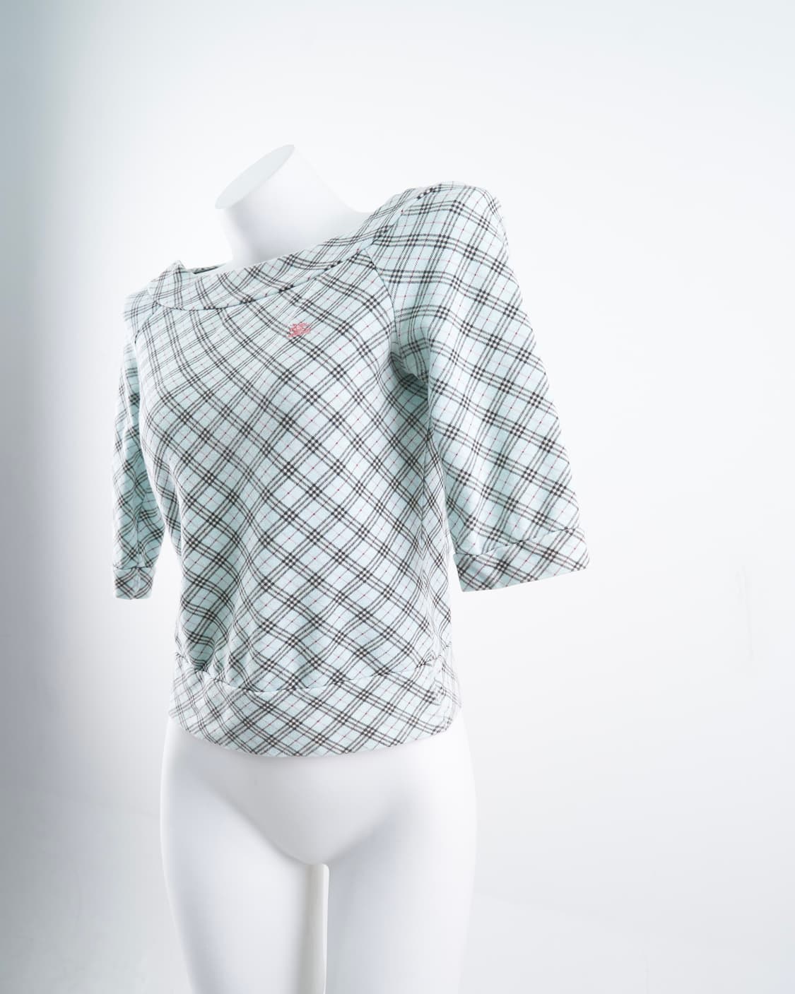 Burberry 블루라벨 스카이블루 긴팔 티셔츠 상품이미지3