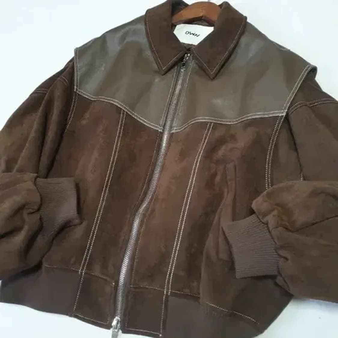 스웨이드 가죽 자켓 상품이미지2