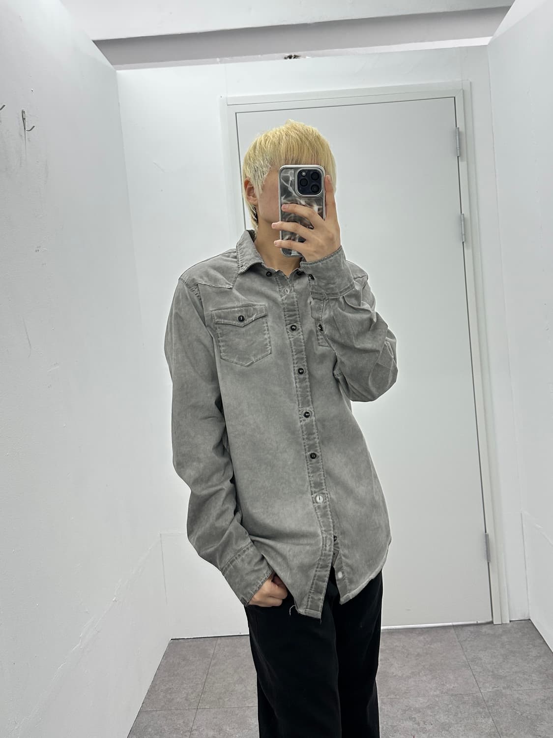 Fiver made in Italy dirty washed shirts 상품이미지1