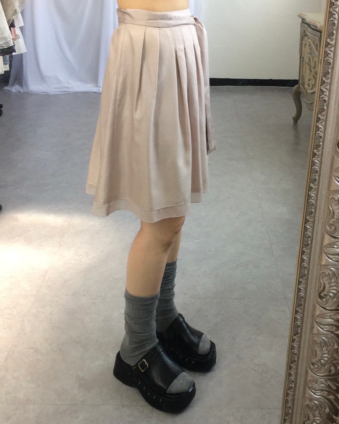 Tied midi skirt 상품이미지5