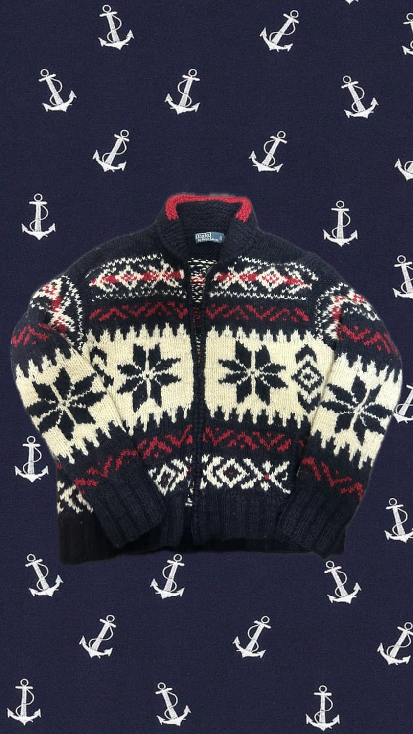 폴로 랄프로렌 성조기 코위찬 L(100-105) 상품이미지1