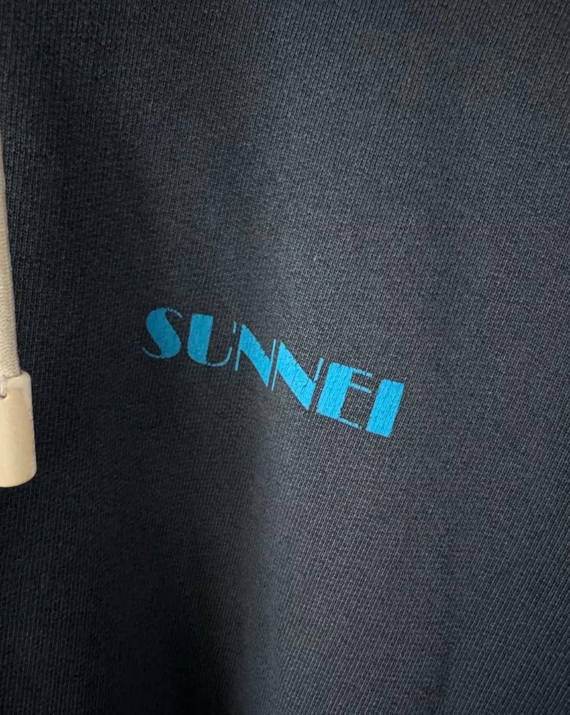 써네이 - 로고 후드 (다크블루 M사이즈) 상품이미지5