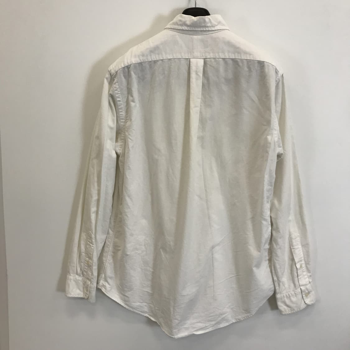 폴로 랄프로렌 커스텀핏 화이트 옥스포드셔츠 QR [L] 상품이미지3