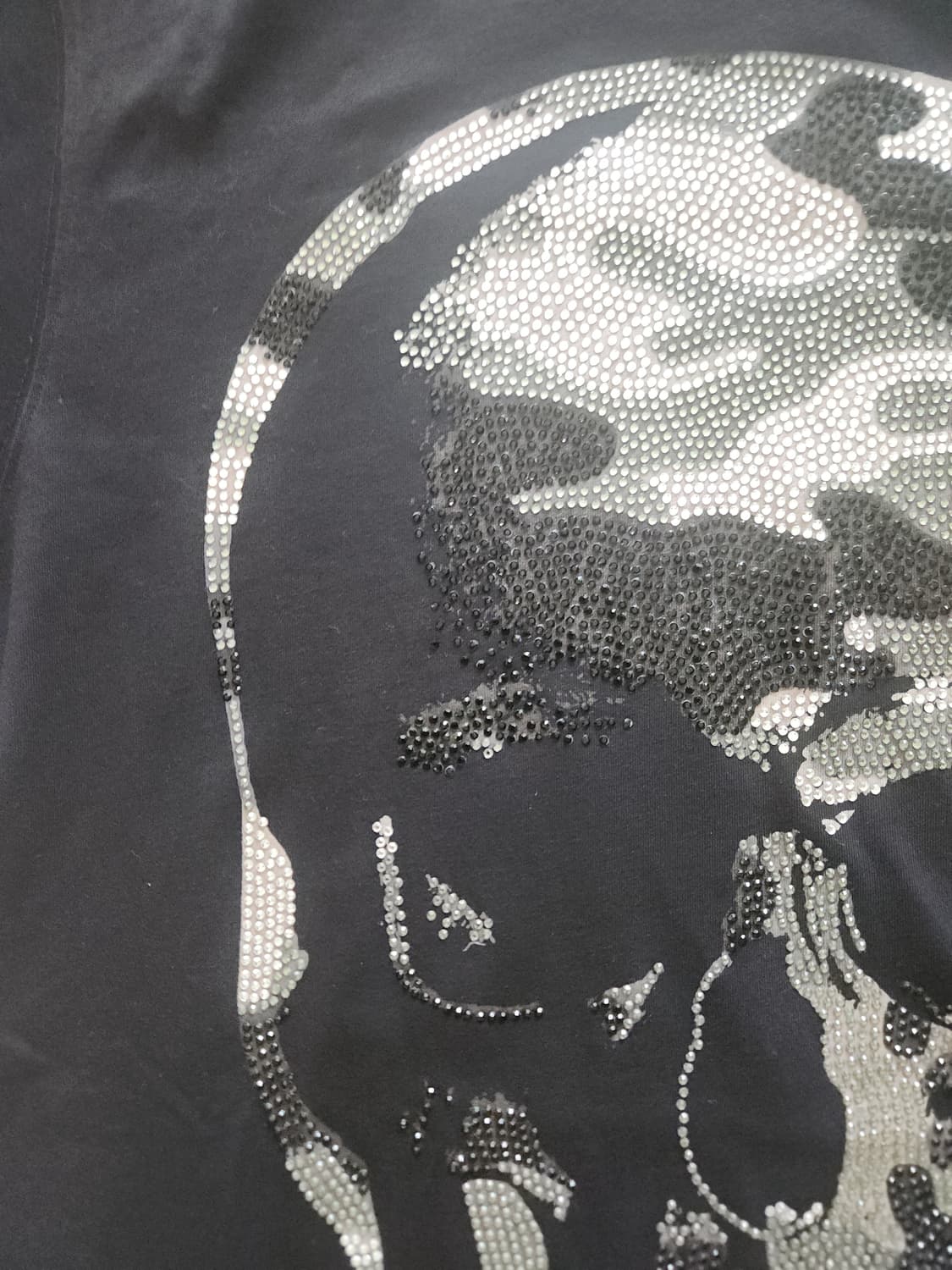 필립플레인 라인스톤 스컬 반팔티 상품이미지5