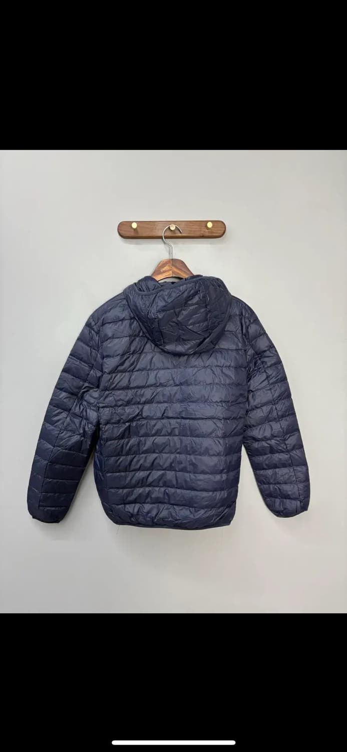 빈티지 네이비 다운 경량 후드자켓 H1482 상품이미지3