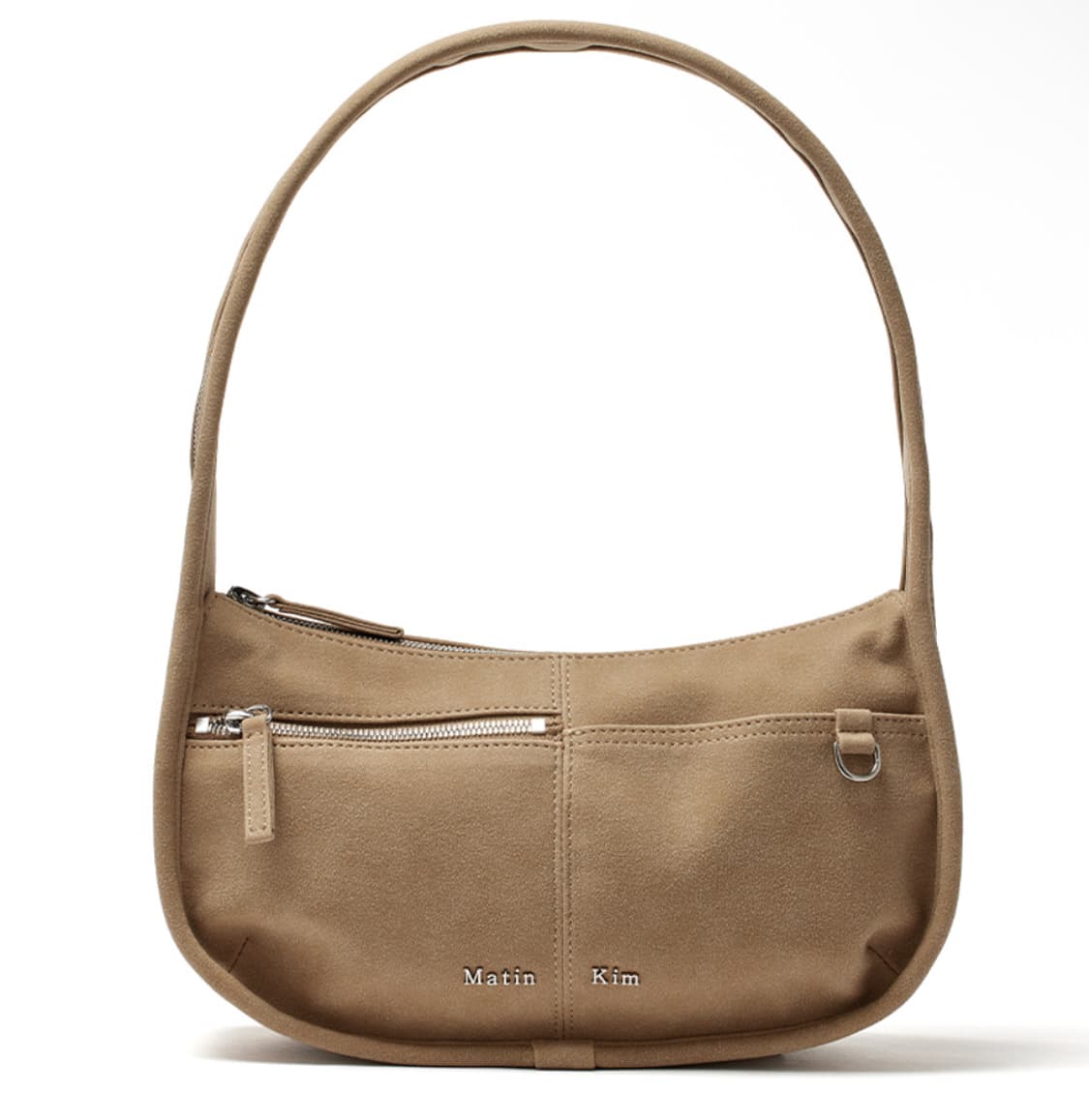 마뗑킴 스웨이드 숄더백 지퍼디테일 matin kim 상품이미지1