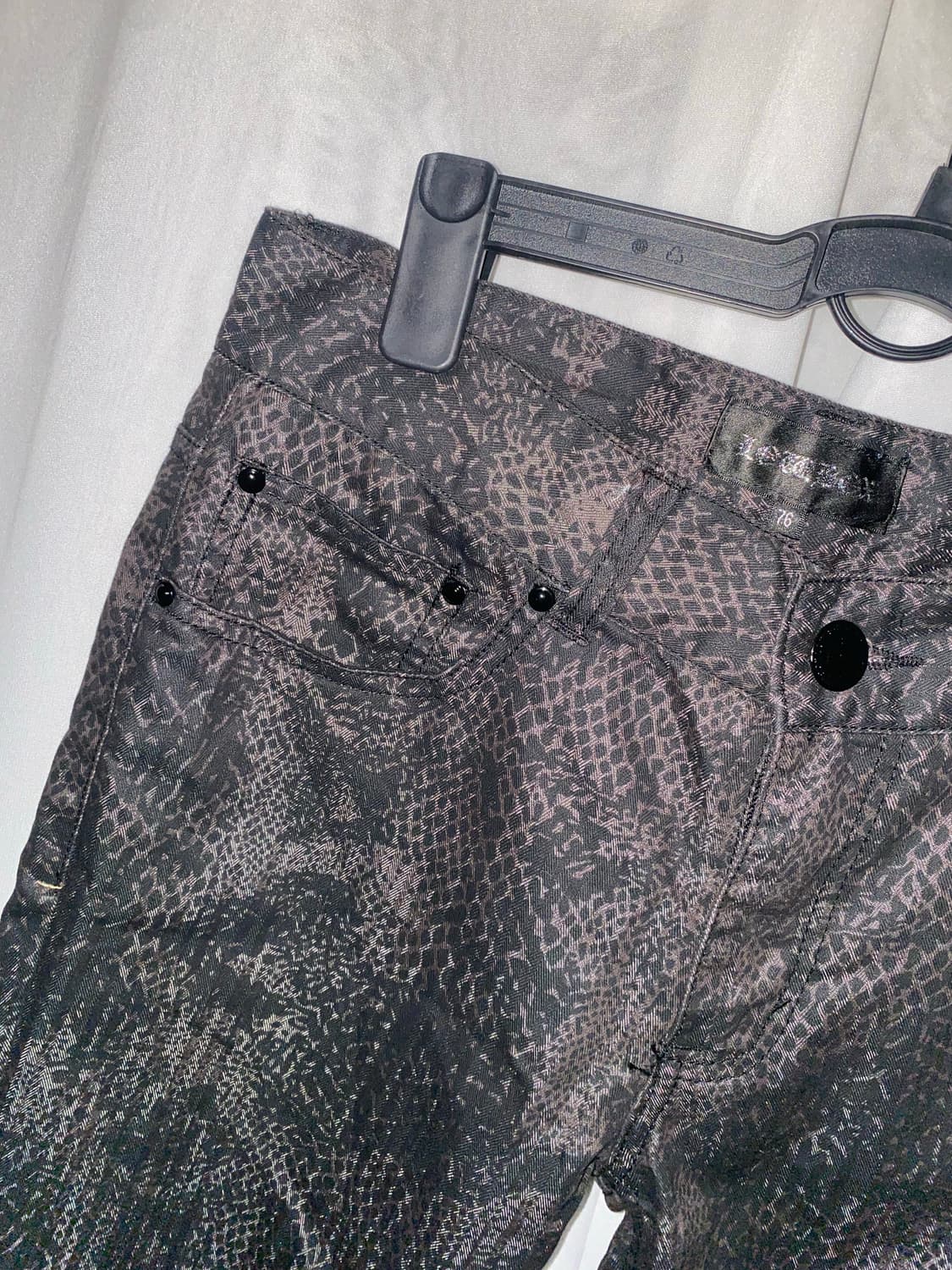 Python semi bootcut pants y2k 고딕 펑크 파이톤 상품이미지1