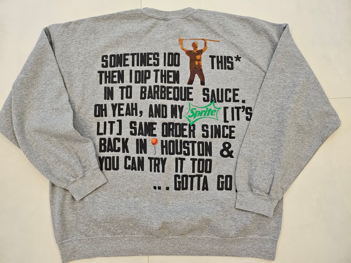 트래비스스캇 맥도날드 맨투맨 XL 상품이미지3