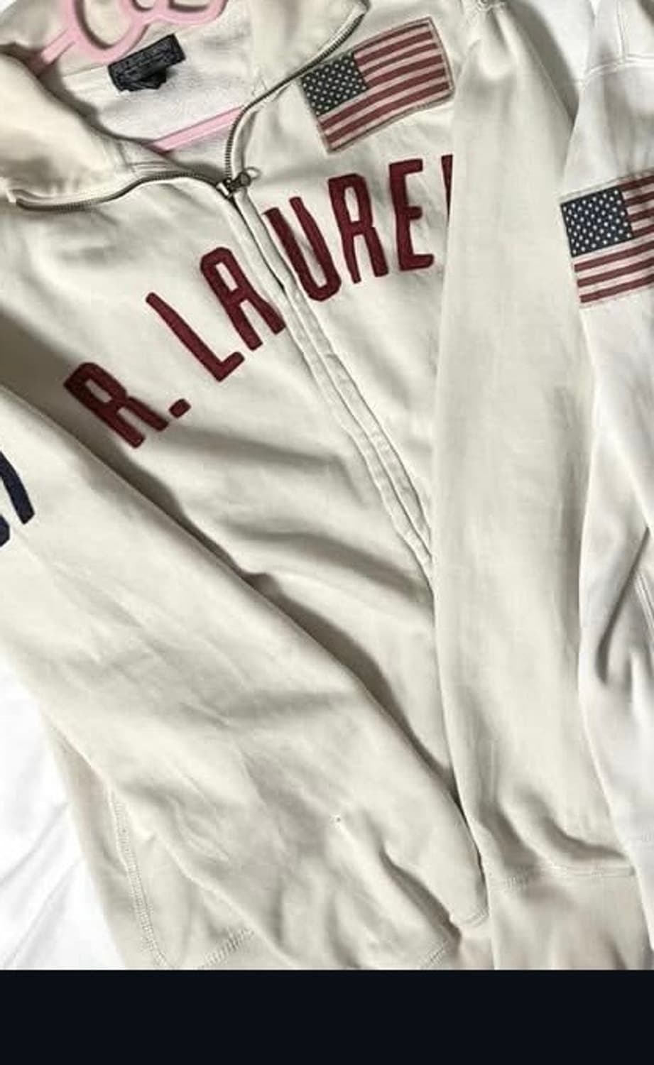 구해요)) 폴로 랄프로렌 성조기 화이트 집업 져지 구해요!!! 상품이미지2