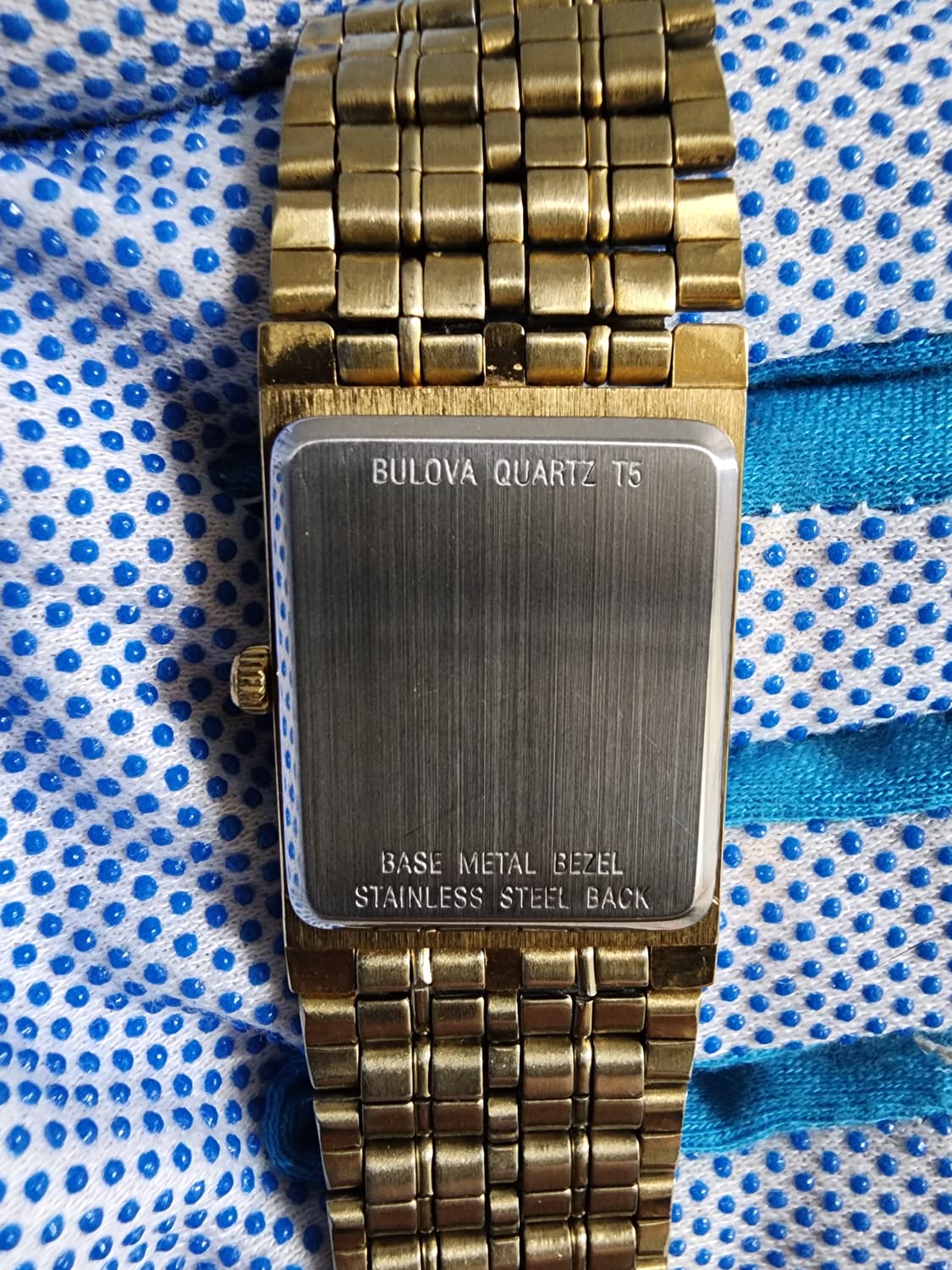 빈티지 Bulova 부로바 금장 다이아 쿼츠 시계 공용 상품이미지2